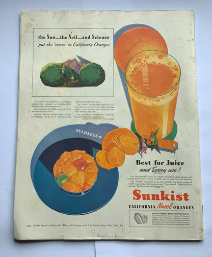 Large United States Saturday Evening Post magazine dating from 1941