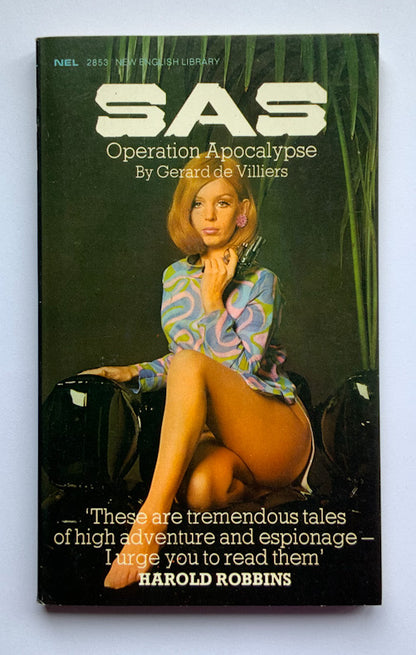 SAS Operation Apocalypse British pulp fiction book by Gerard de Villiers 1970