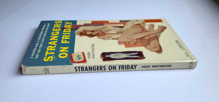 STRANGERS ON FRIDAY U.S. crime pulp fiction book 1959