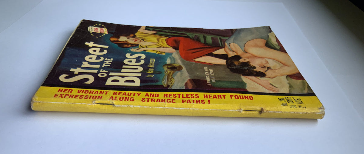 STREET OF THE BLUES Australian crime romance pulp fiction book by Kate Nickerson 1954