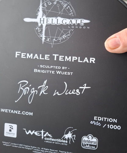 Weta Hellgate Female Templar Figure Limited Edition 0960/1000