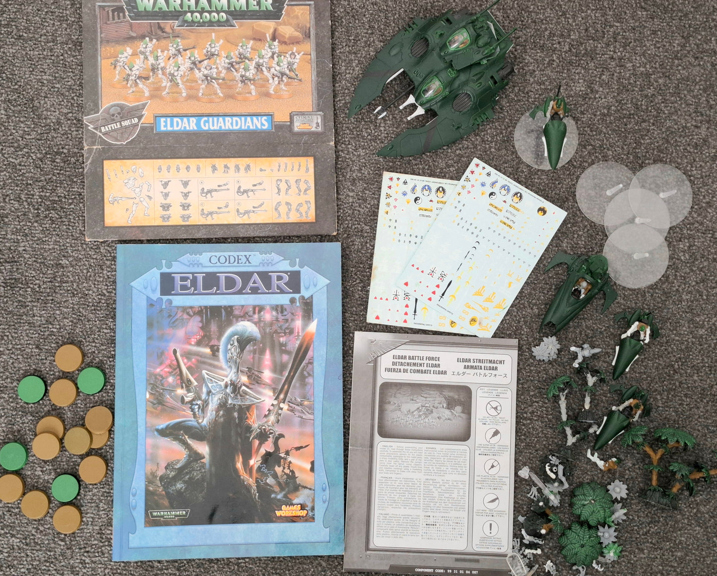 Warhammer 40,000: Eldar / Aeldari Army Lot – 2001 – Painted & Unpainted