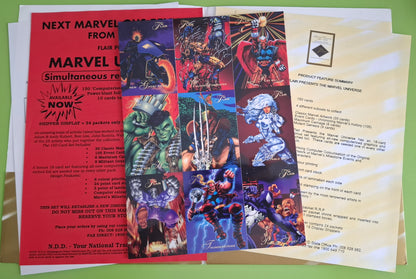 1994 Flair Marvel Universe 1961–1993 Inaugural Edition Press Kit – Rare Promotional Collection 2