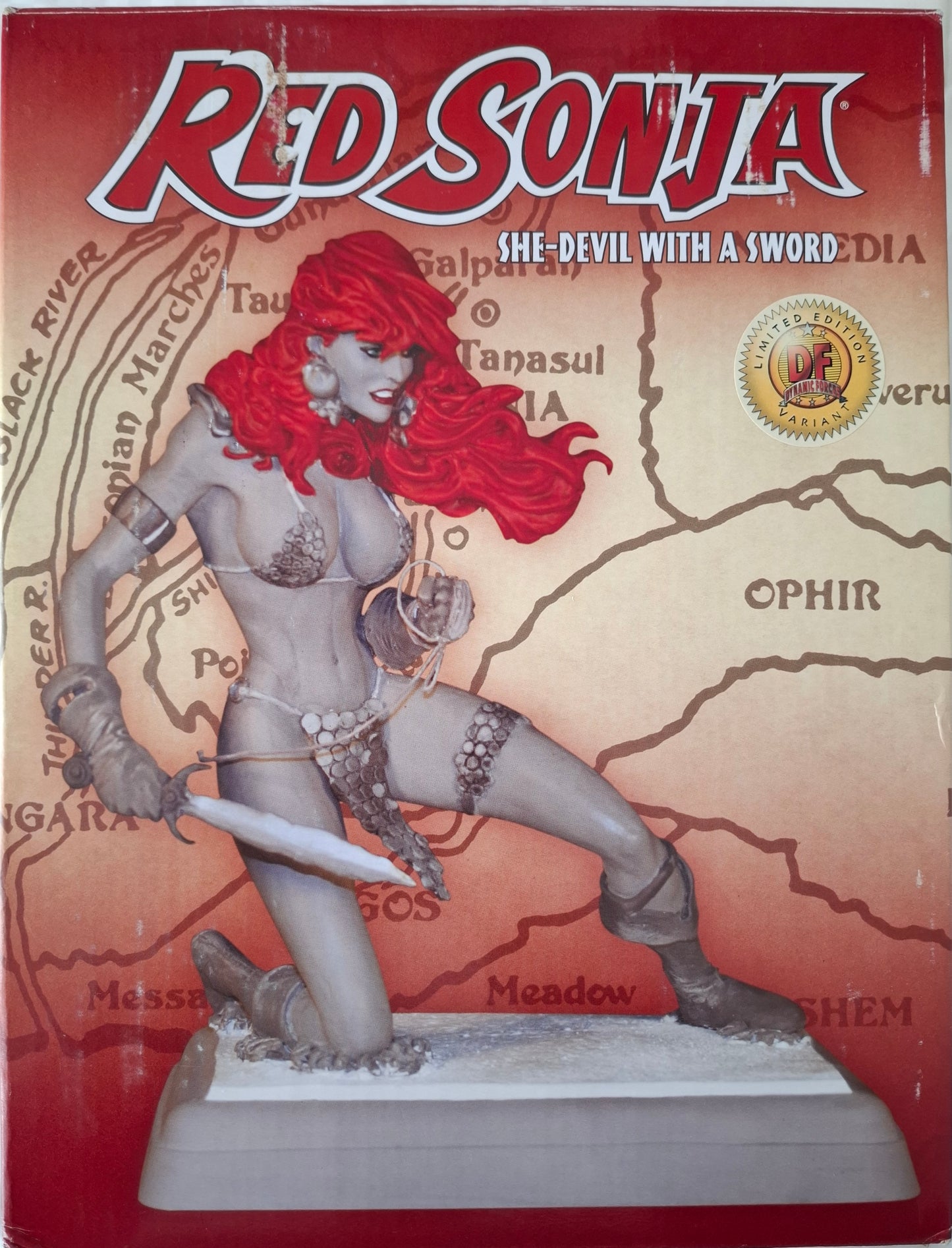 Dynamite Entertainment Red Sonja She-Devil With a Sword Statue Hughes Design Limited Release #76/138  Sealed