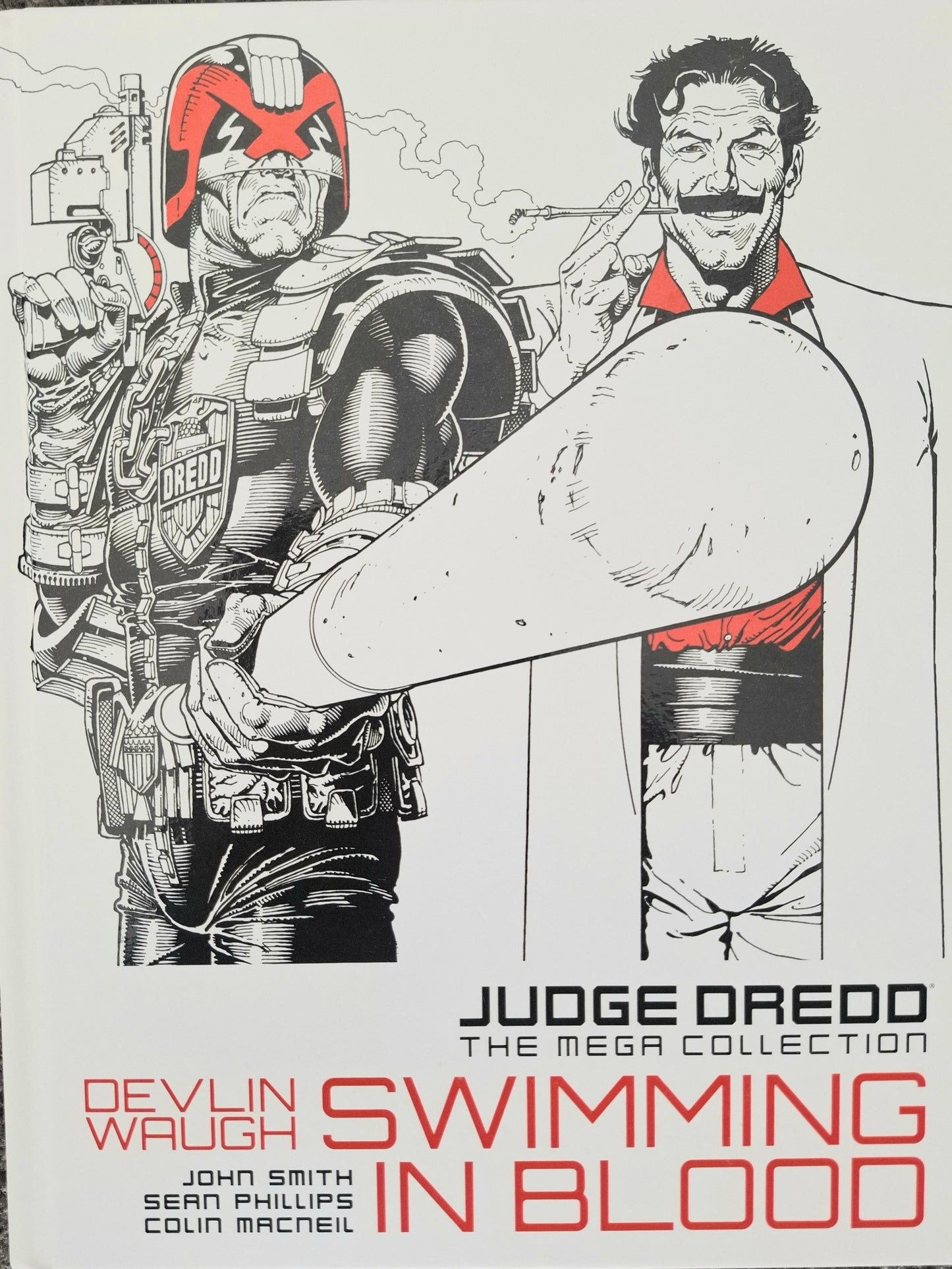 Judge Dredd: The Mega Collection – Book 14 – Devlin Waugh: Swimming in Blood – Hardcover (2015)