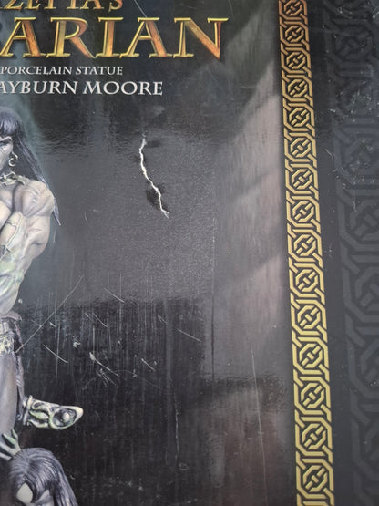 Moore Creations Frazetta's Conan Barbarian Cold-Cast Porcelain Statue Limited Edition 1210/6500