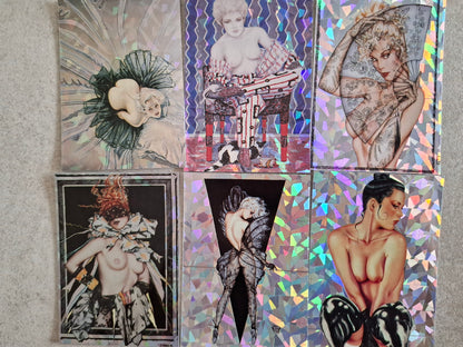 1993 Comic Images Olivia DeBerardinis Collector card set 91 plus Foil cards & promo card