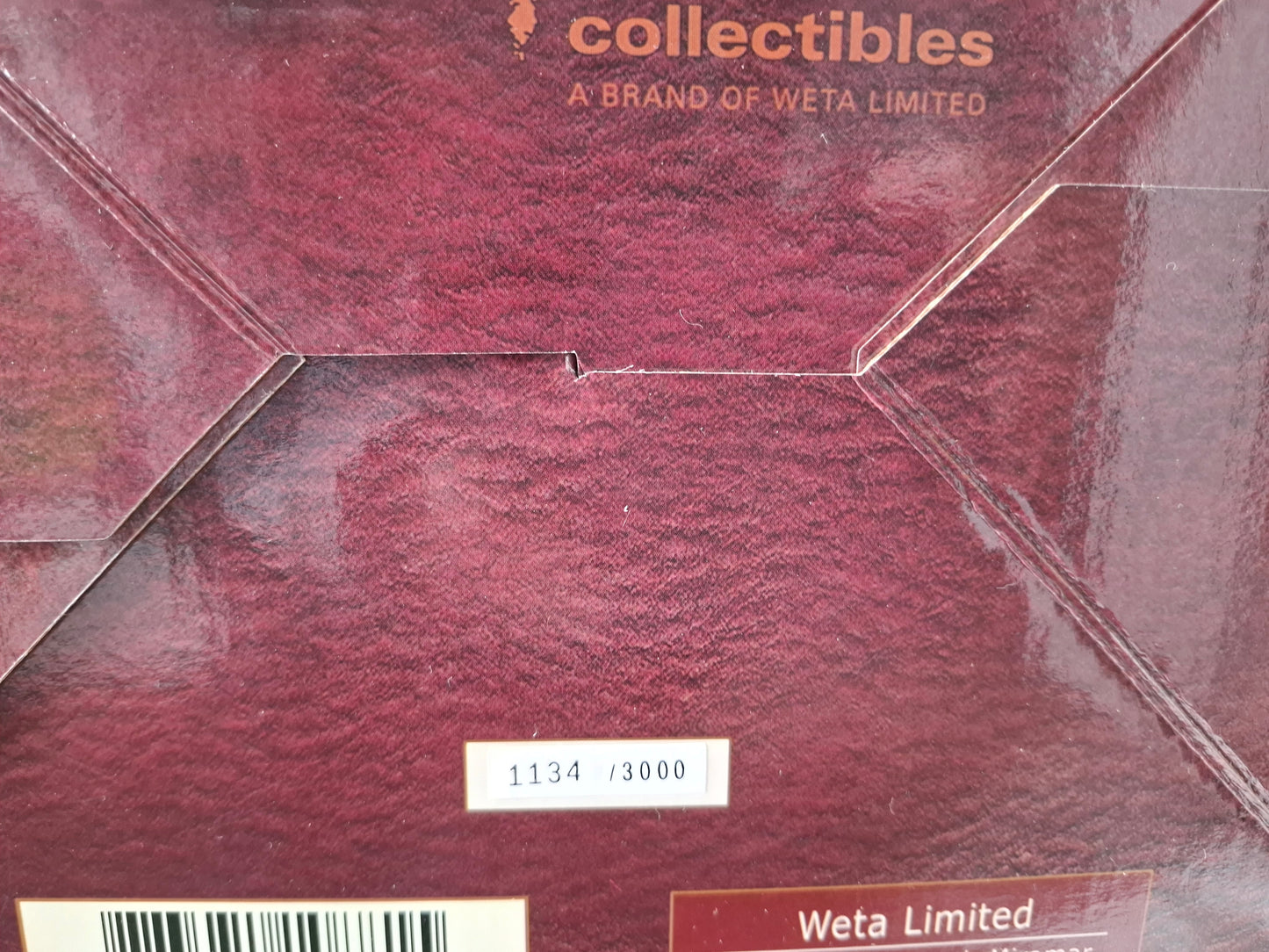 Weta Narnia Peter on the Unicorn Figure Limited Edition 1134/3000