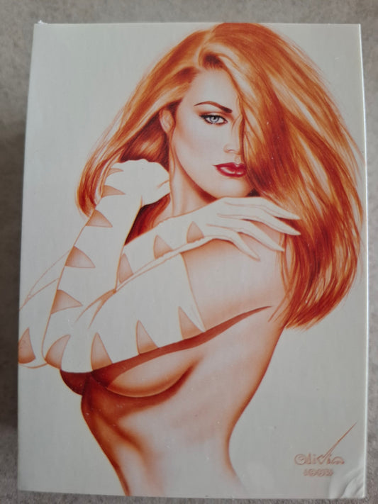 1993 Comic Images Olivia DeBerardinis Collector card set 91 plus Foil cards & promo card