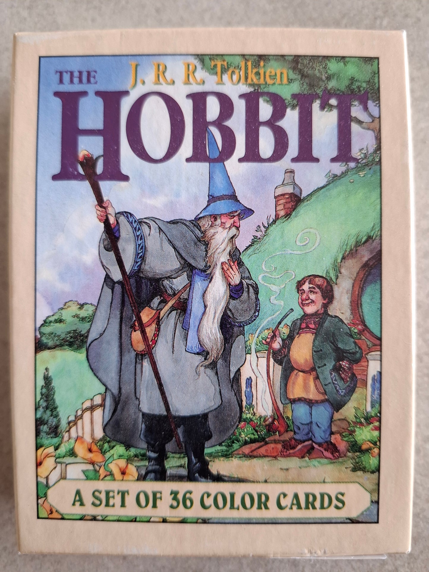 1992 Eclipse J. R. R. Tolkien The Hobbit set 36 Collector Cards