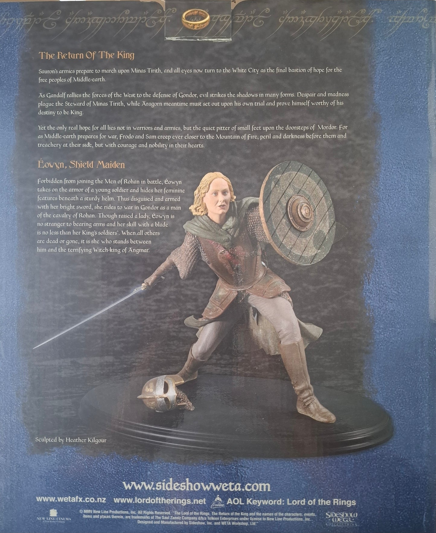 Sideshow Weta Éowyn Shield Maiden 1:6 Statue Lord of the Rings Return of King Limited Edition MIB