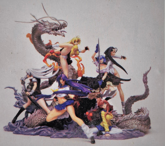 Ikki Tousen: Dragon Destiny – Limited Edition Figurine Set of 6  by Yuji Shiozaki