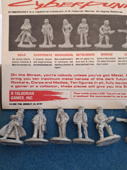 1991 Cyber PunkMetal Figure Set