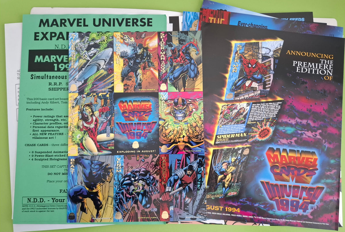 Marvel Universe 1994 Fleer Press Kit – Rare Promotional Collection 2