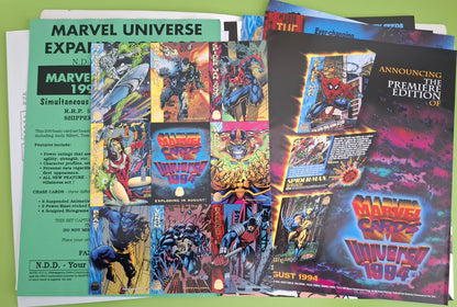 Marvel Universe 1994 Fleer Press Kit – Rare Promotional Collection 2