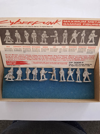 1991 Cyber PunkMetal Figure Set