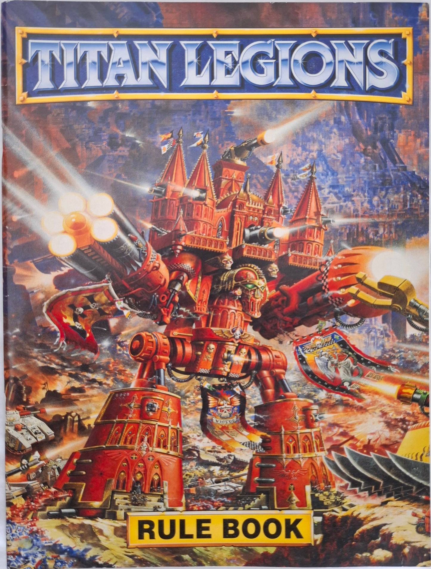 Warhammer 40,000 Epic Titan Legions Rule book – Softcover Book (1994)