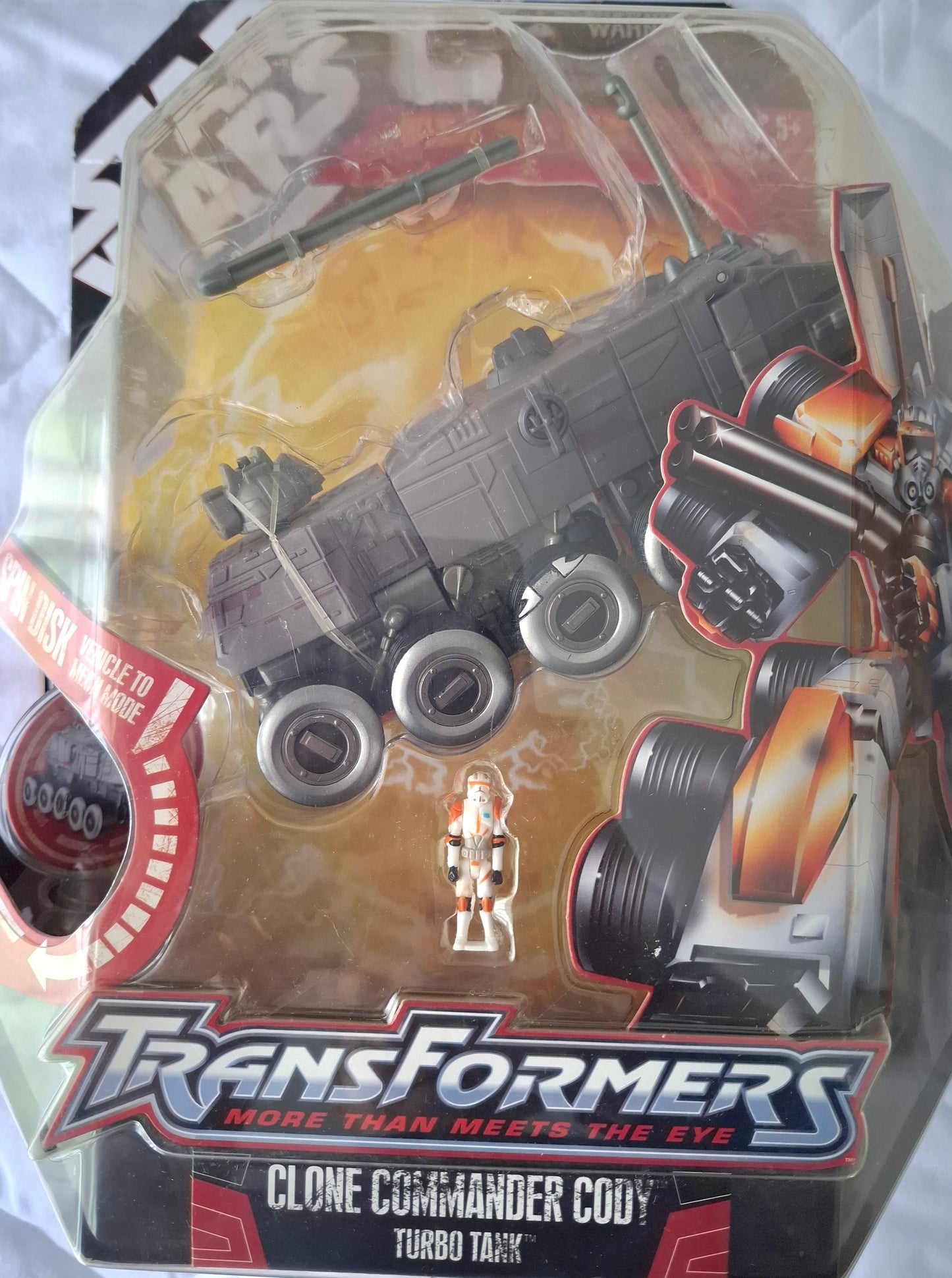 Star Wars Transformers Crossover – Clone Commander Cody to Turbo Tank (Hasbro, 2007)