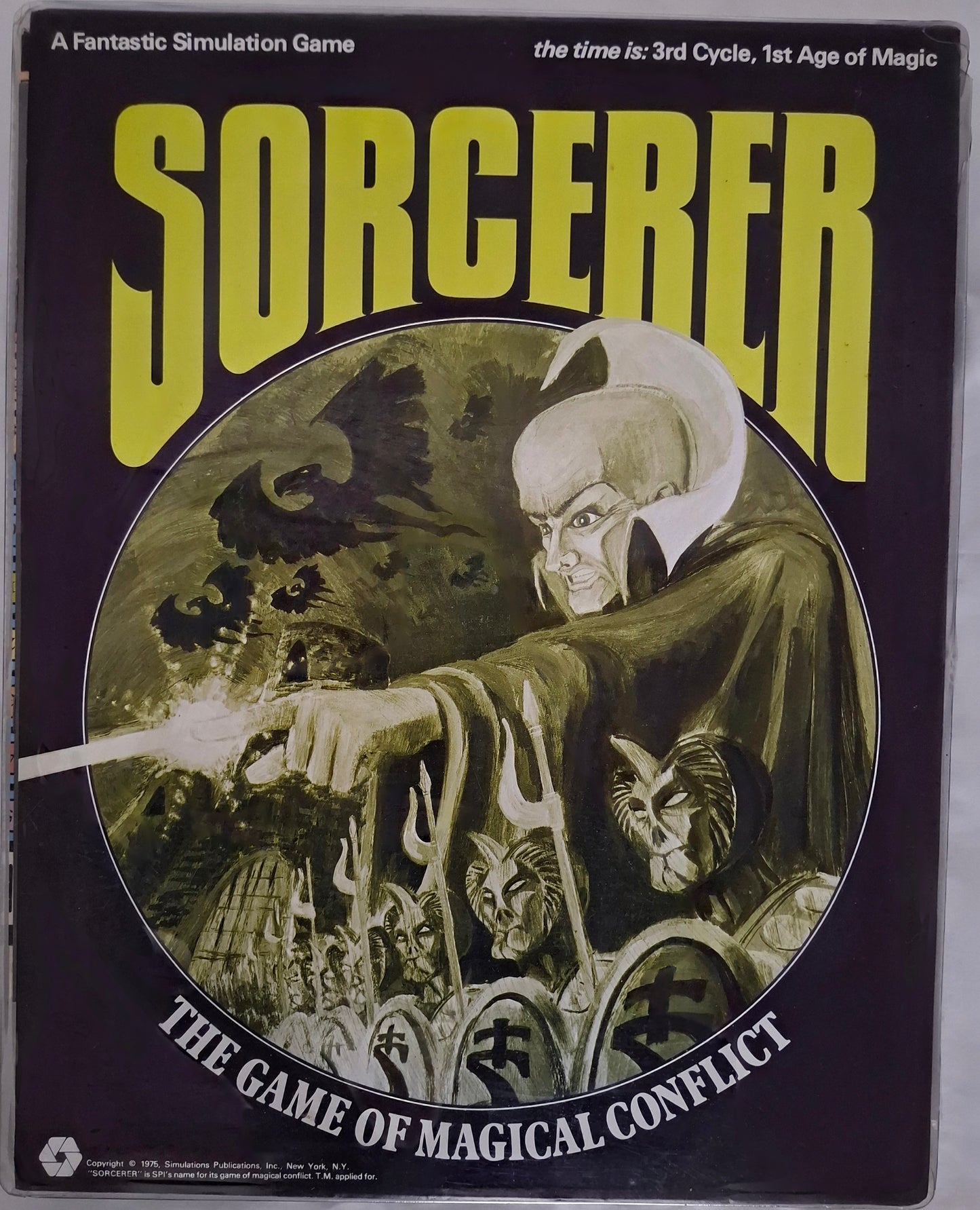 Sorcerer: The Game of Magical Conflict – SPI Fantasy Board Game – 1975