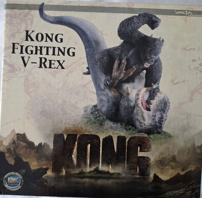 Weta Collectables KONG 8th Wonder of the World Kong fighting V-Rex