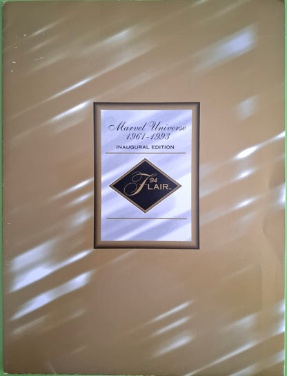 1994 Flair Marvel Universe 1961–1993 Inaugural Edition Press Kit – Rare Promotional Collection 1