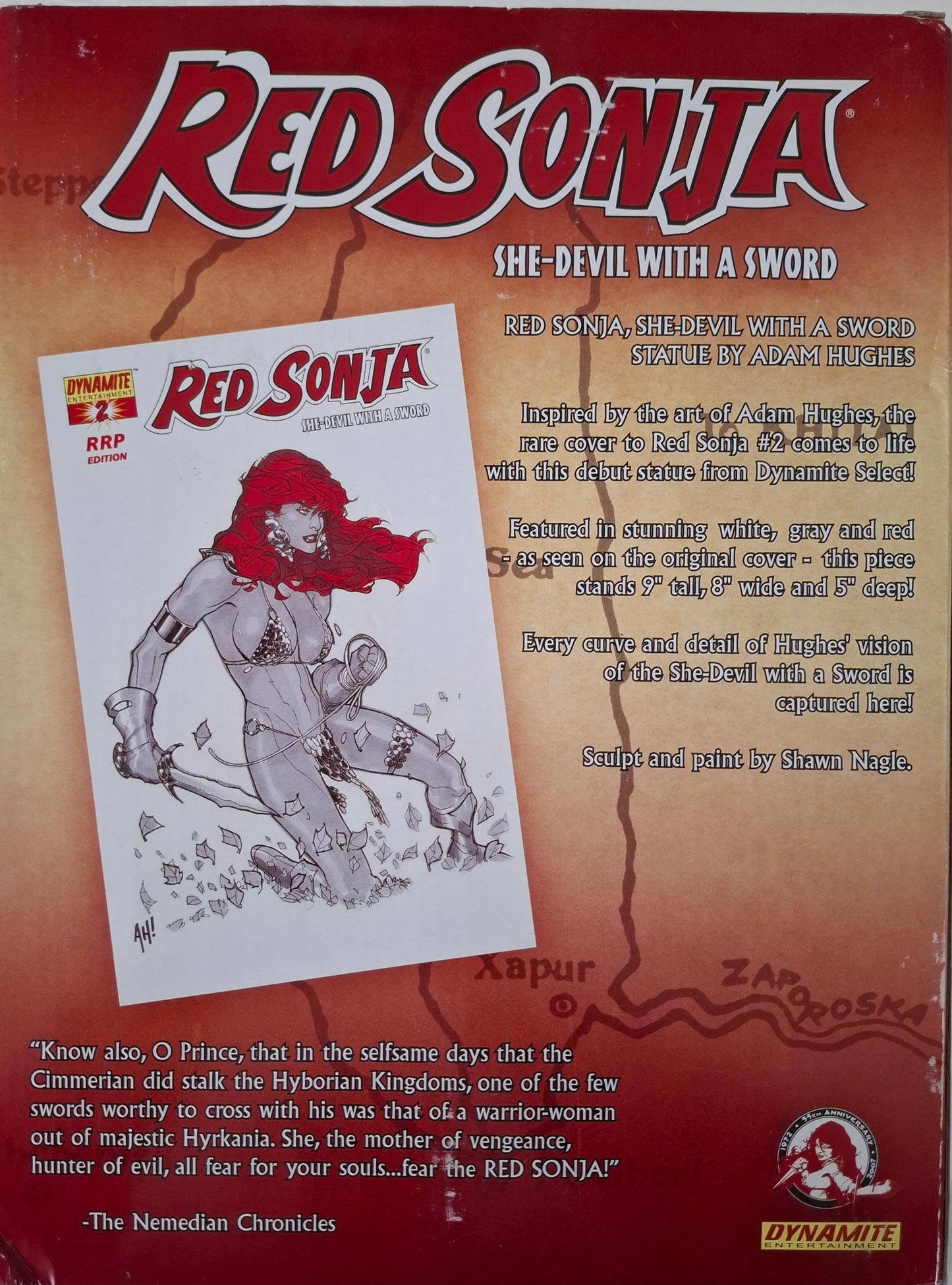 Dynamite Entertainment Red Sonja She-Devil With a Sword Statue Hughes Design Limited Release #76/138  Sealed