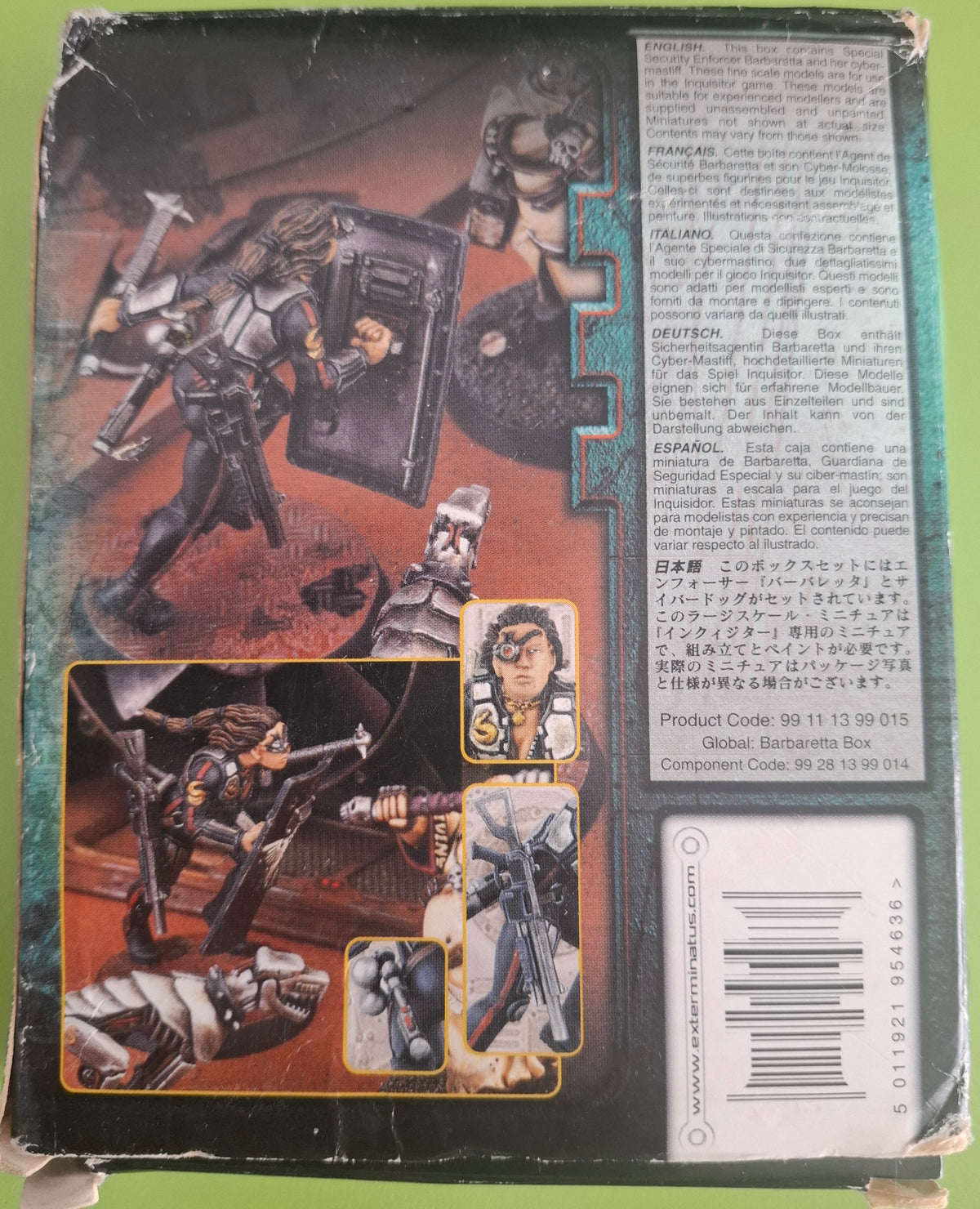 Warhammer 40,000: Barbaretta Inquisitor Arbiter Metal figure Games Workshop 2002