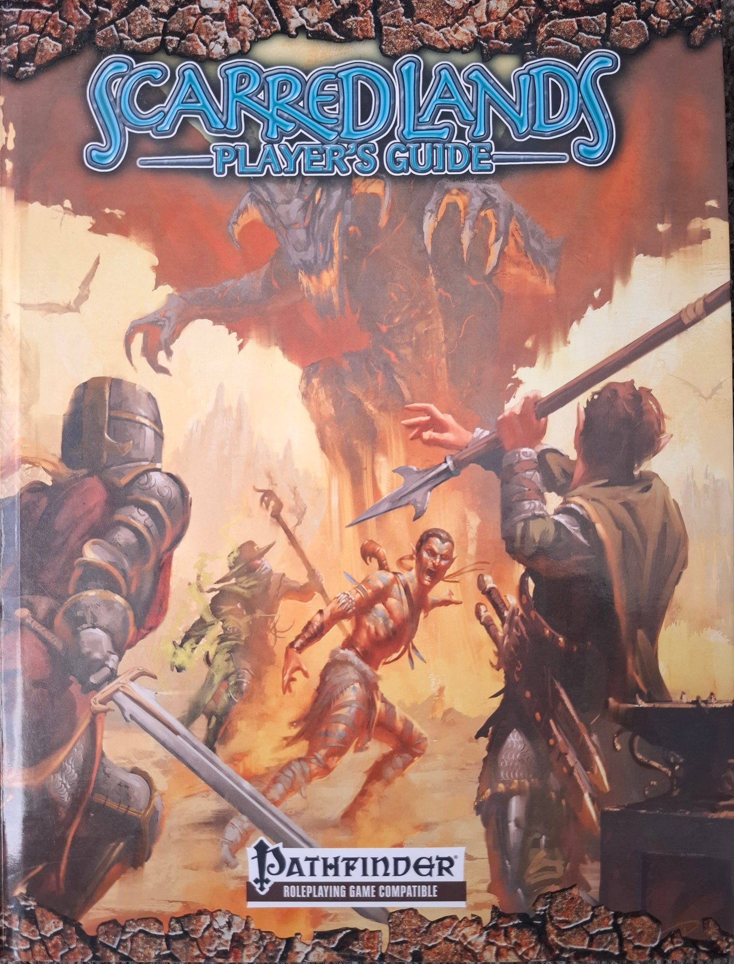 Pathfinder Scarred Lands Player’s Guide RPG Book Onyx Path Publishing 224 Pages