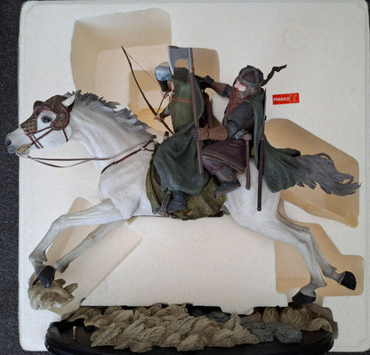 Weta Lord of the Rings The Two Towers Legolas & Gimli on Arod Statue Limited Edition 1865/5000