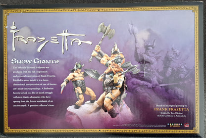 Frank Frazetta Snow Giants Limited Edition Statue – Dark Horse / ReelArt Studios – 2007