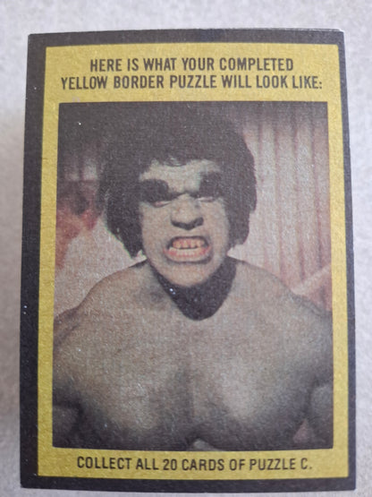 1979 Topps Marvel Hulk collectors card set 88