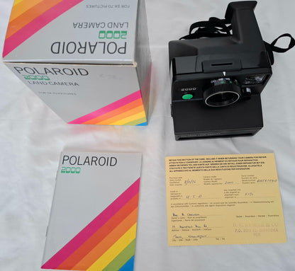 Vintage Polaroid 2000 Land Camera – Boxed with Instructions – 1976