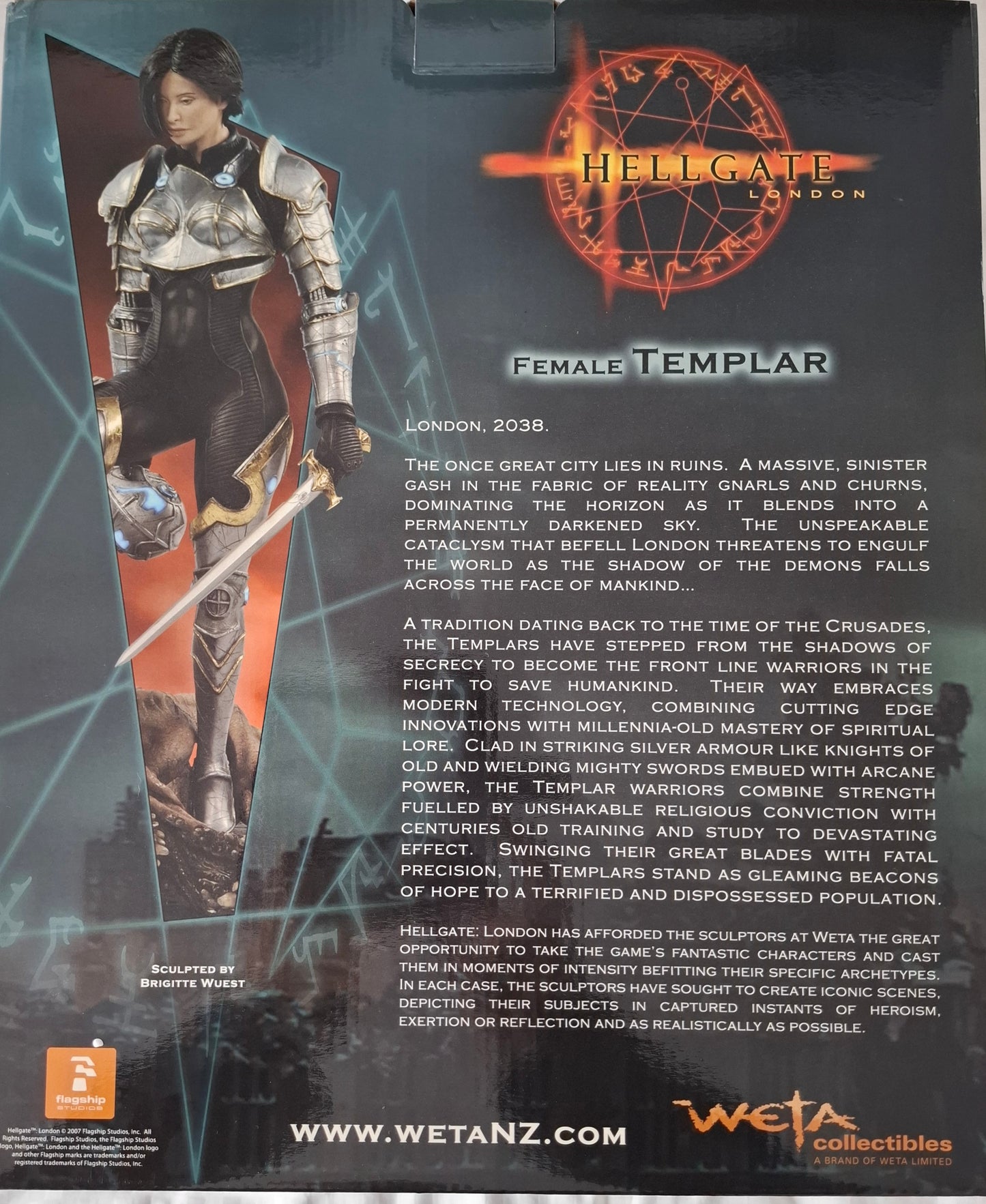 Weta Hellgate Female Templar Figure Limited Edition 0960/1000