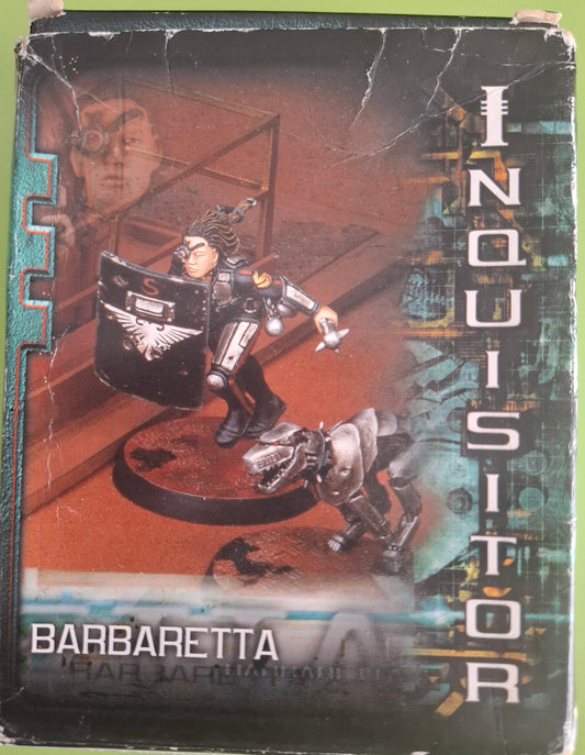 Warhammer 40,000: Barbaretta Inquisitor Arbiter Metal figure Games Workshop 2002