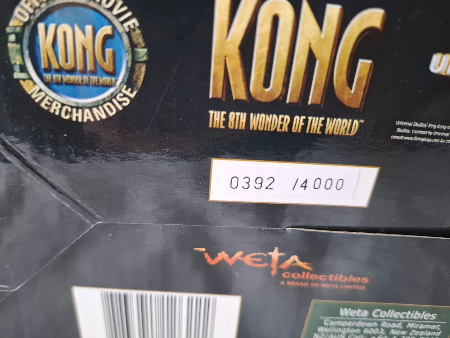 Weta Collectables KONG 8th Wonder of the World Kong Skull Limited Edition 392/4000