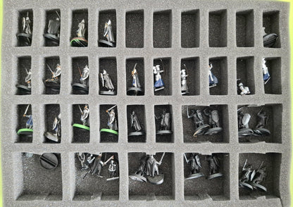 Large Games Workshop Lord of the Rings / Middle-earth Strategy Battle Game Painted Miniature Collection with Citadel & Wooden Cases