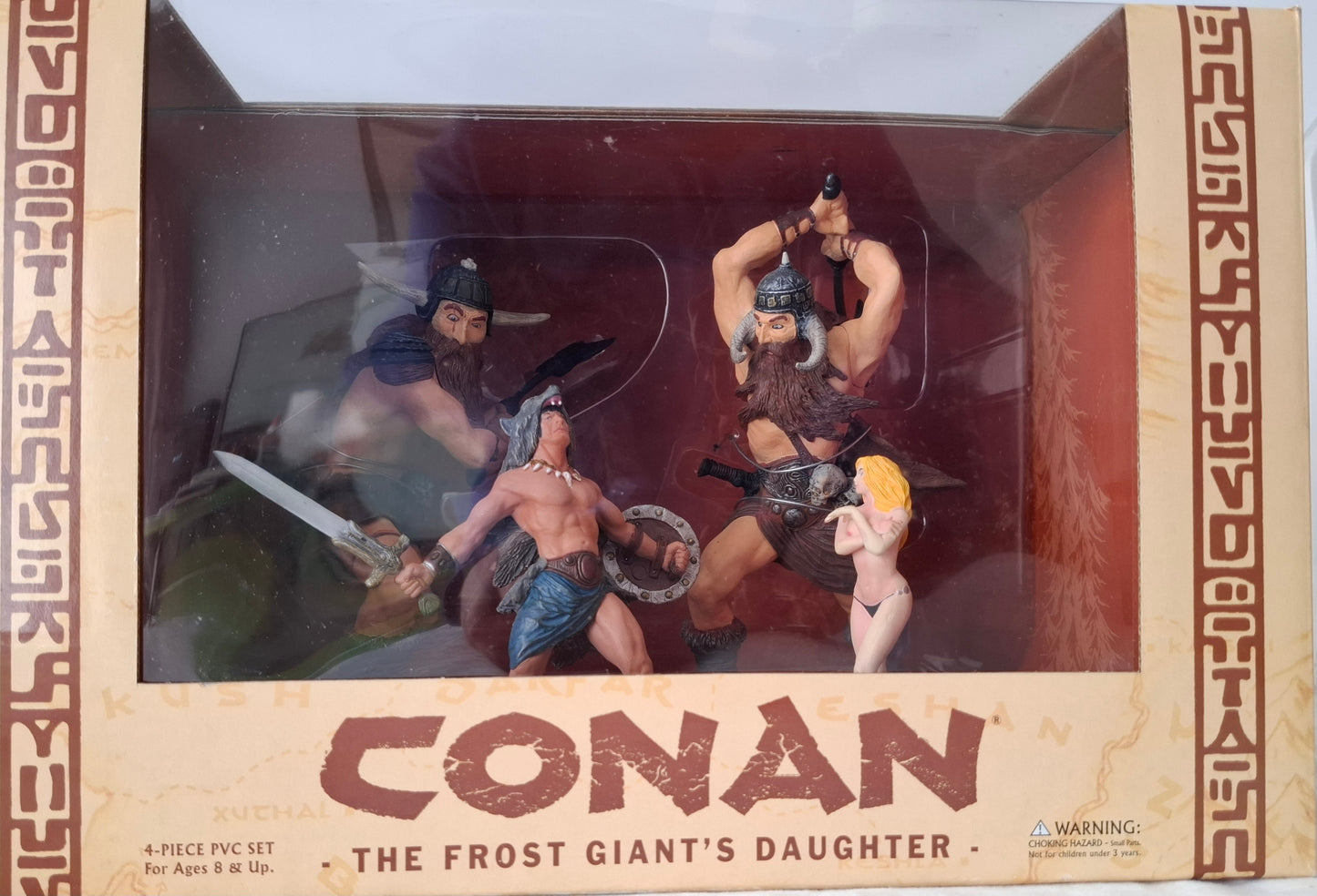 Conan The Frost Giant's Daughter Conan 7" PVC Diorama Dark Horse 2004 Sealed