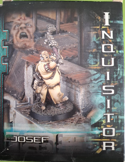 Warhammer Inquisitor: Preacher Josef – Metal Miniature – Games Workshop 2001 OOP