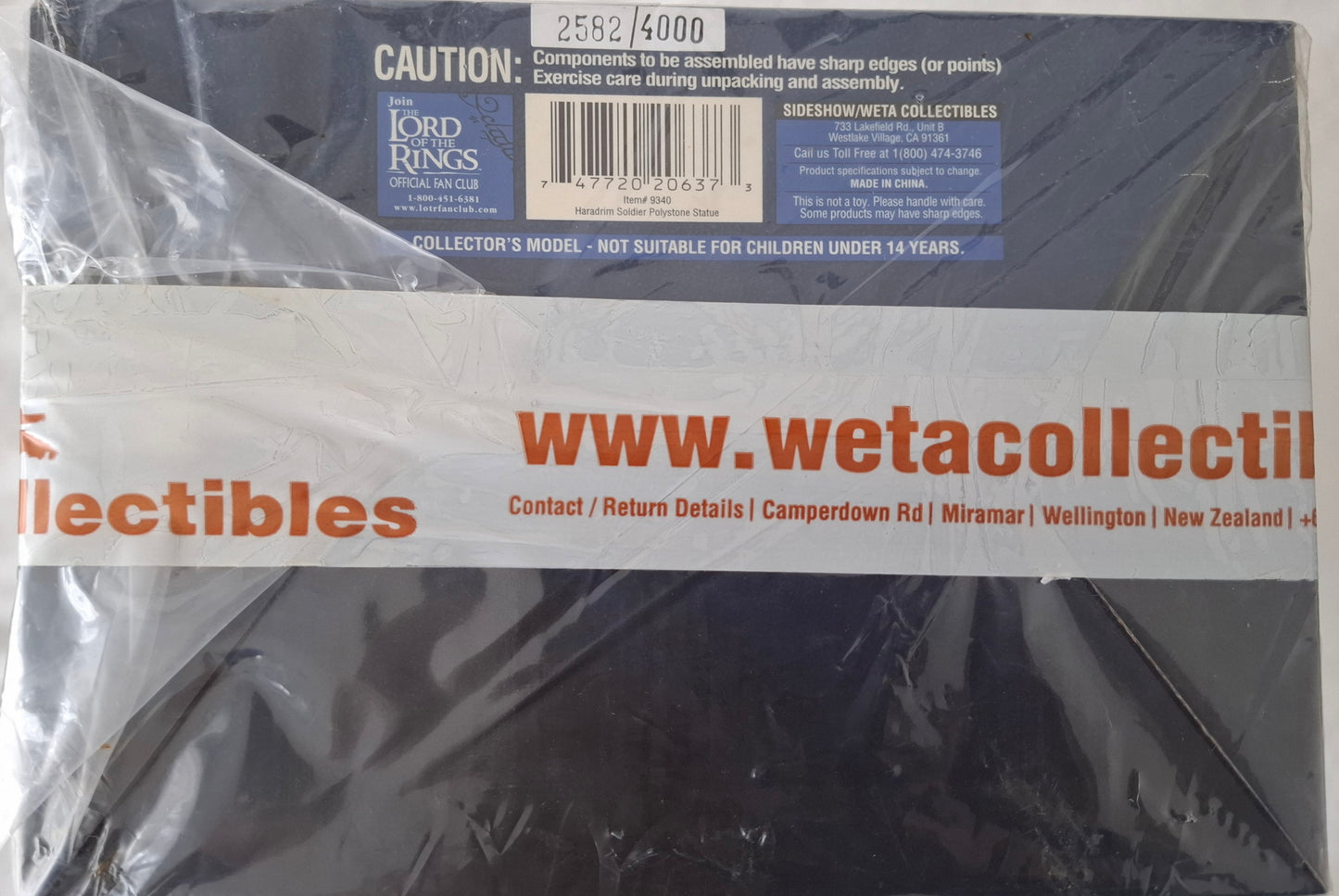 Weta Lord of The Rings The Return of the King Haradrim Soldier Limited Edition 2582/4000