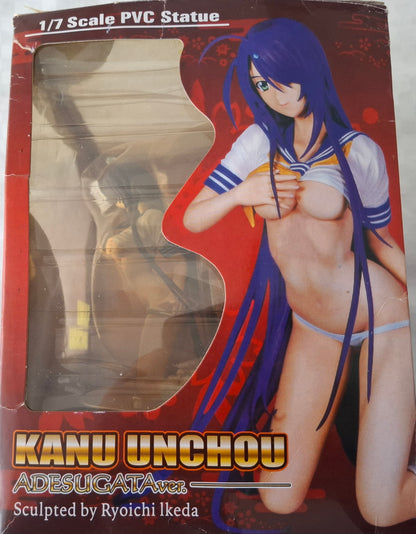 Wani Ikki Tousen Kanu Unchou 1/7 scale White-Blue By Ryoichi Ikeda Figure