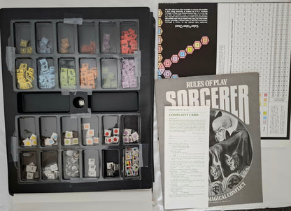 Sorcerer: The Game of Magical Conflict – SPI Fantasy Board Game – 1975