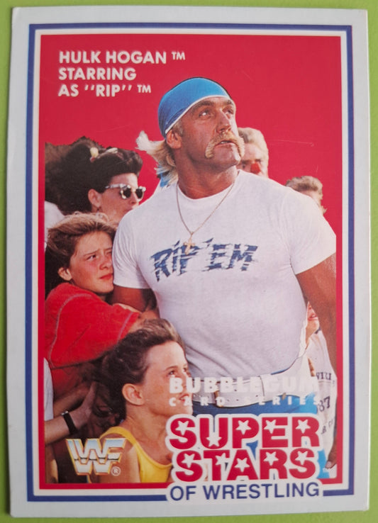Hulk Hogan Starring as Rip – Market-Scene Limited Series Three Wrestling Card #4 of 20 (1990)