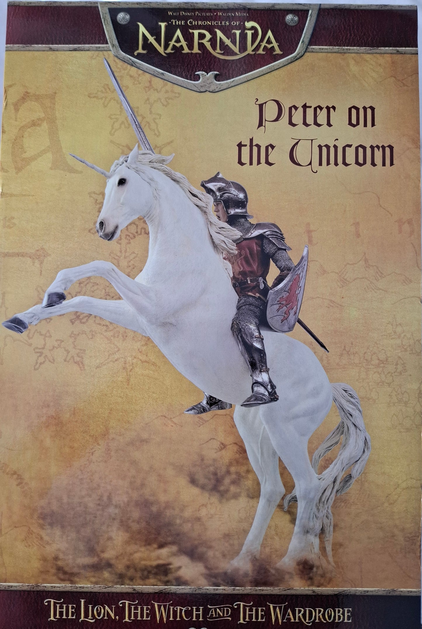 Weta Narnia Peter on the Unicorn Figure Limited Edition 1134/3000