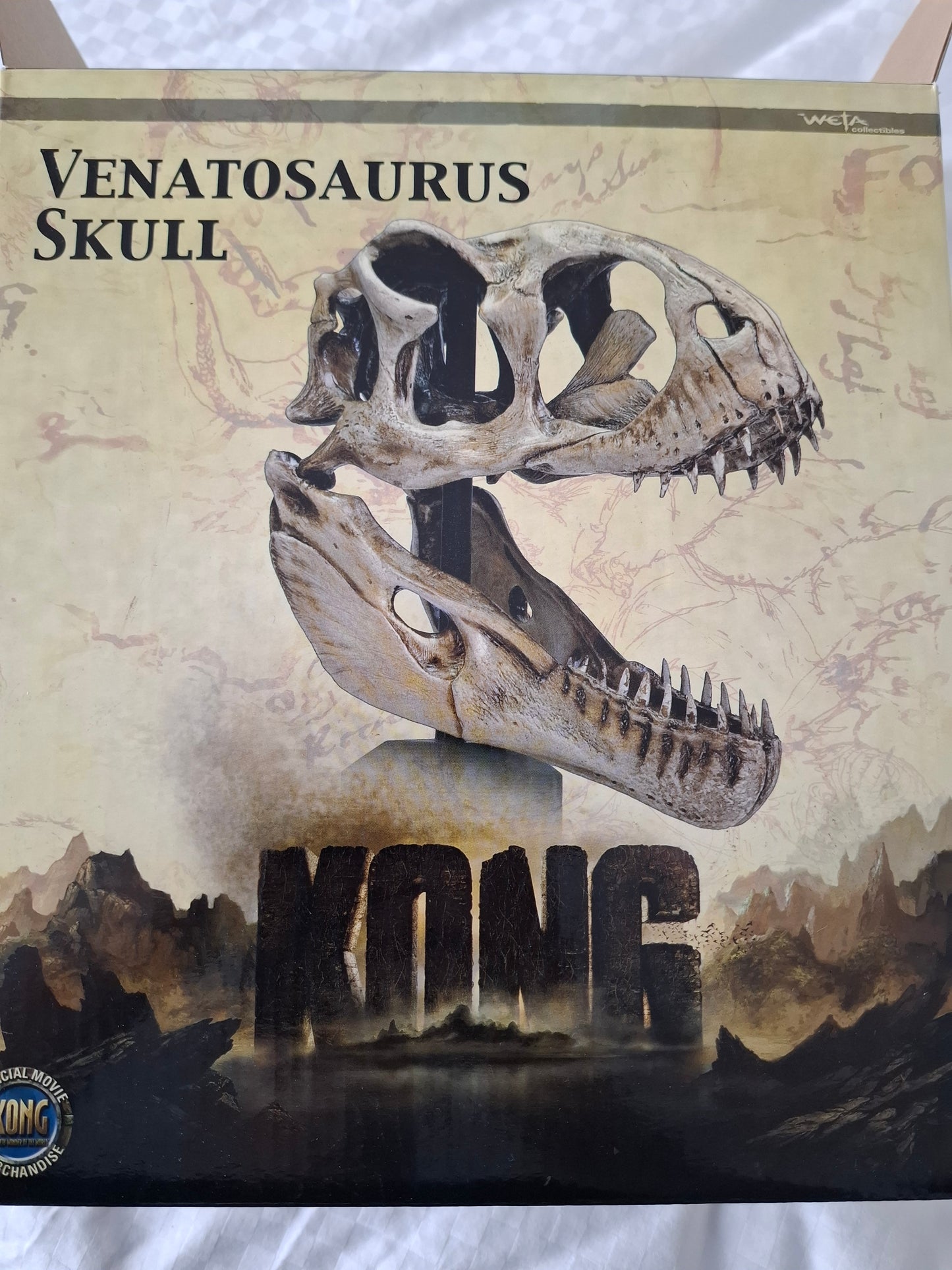 Weta Collectables KONG 8th Wonder of the World Venatosaurus Skull Limited Edition 719/4000