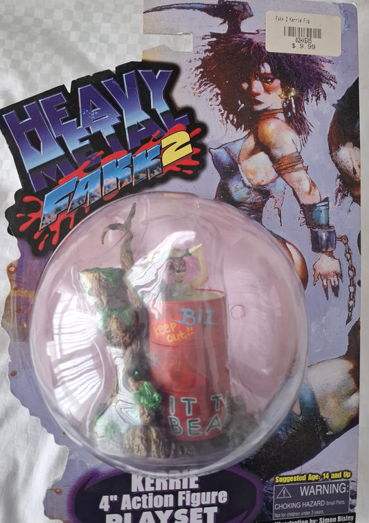 Heavy Metal F.A.K.K. 2 Kerrie 4" Action Figure Playset 1999