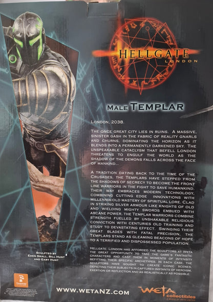 Weta Hellgate Male Templar Figure Limited Edition 0385/1000 sealed