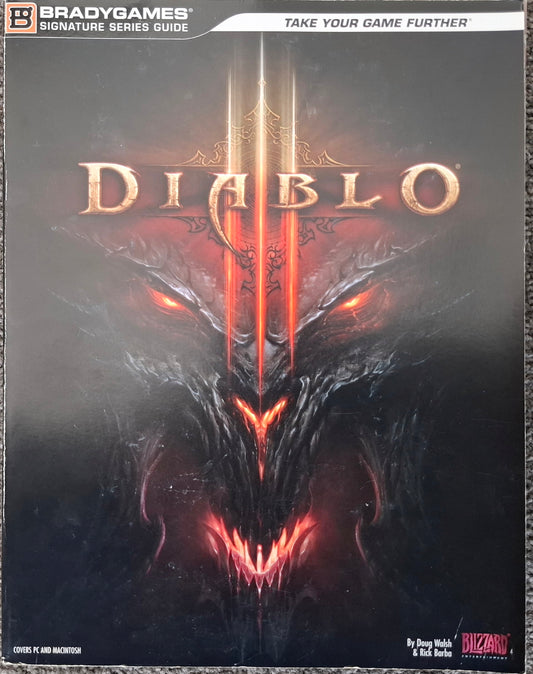 DIABLO III (3) 2012 Strategy Guide PC & MAC - BradyGames / Prima