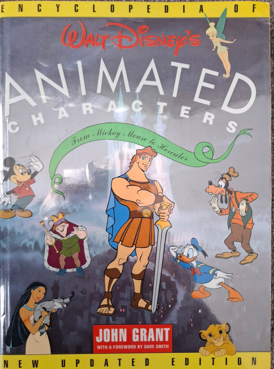 Encyclopedia of Walt Disney's Animated Characters by John Grant (1998) Hardcover