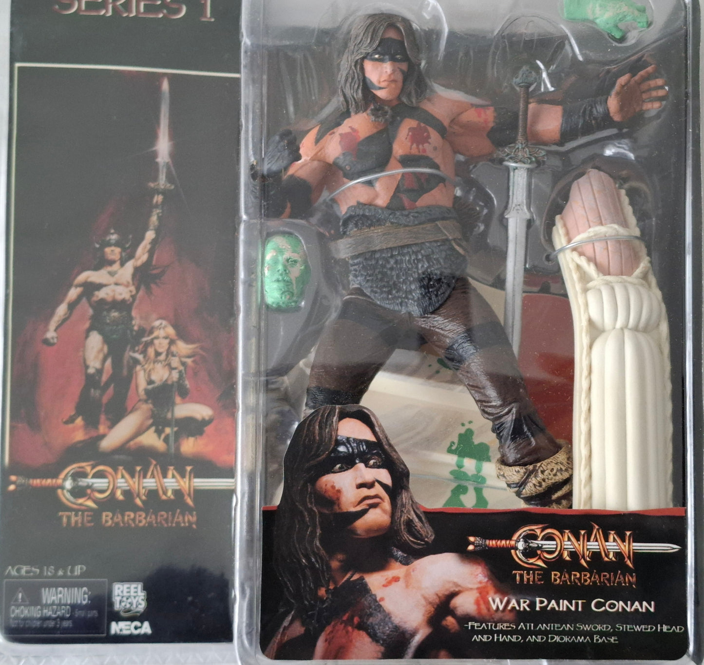 Conan the Barbarian: War Paint Conan Figure 2008 – Based on Robert E. Howard’s Character, Sealed