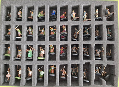 Large Games Workshop Lord of the Rings / Middle-earth Strategy Battle Game Painted Miniature Collection with Citadel & Wooden Cases
